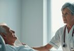 Eine Pflegerin im Krankenhaus.